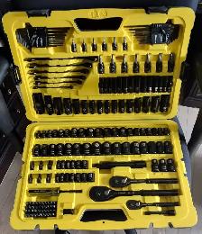 STANLEY 183-PIECE BLACK CHROME MECHANICS TOOL SET STMT71662 $150