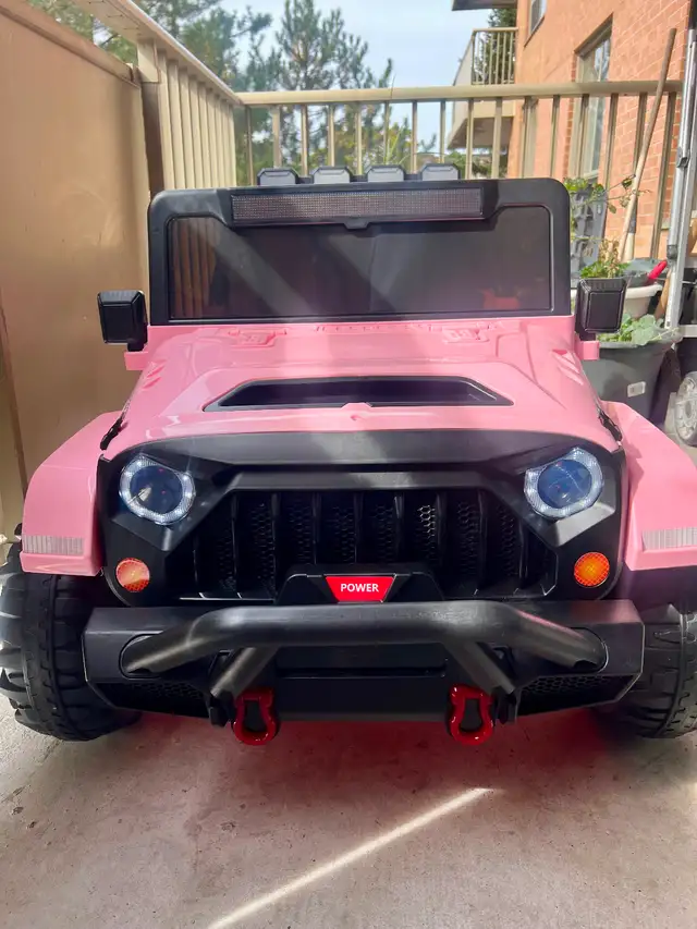 Pink Electric Ride-On Jeep for kids $200 obo