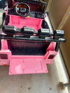 Pink Electric Ride-On Jeep for kids $200 obo - Photo 4