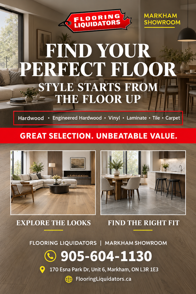 PREMIUM FLOORING FOR EVERY HOME | MARKHAM SHOWROOM