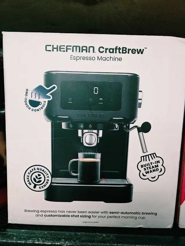 Chefman CraftBrew Espresso Machine