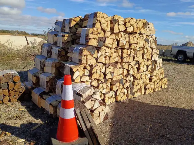 Jackpine firewood bundles -free delivery (10 bundle minimum)