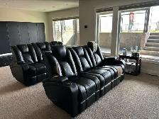 Theatre Seating - Two 3 person couches - $500 each/both for $900