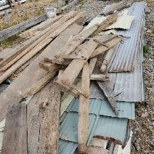 Wood Boards, Wood Posts and Metal Shelving Units - Photo 3