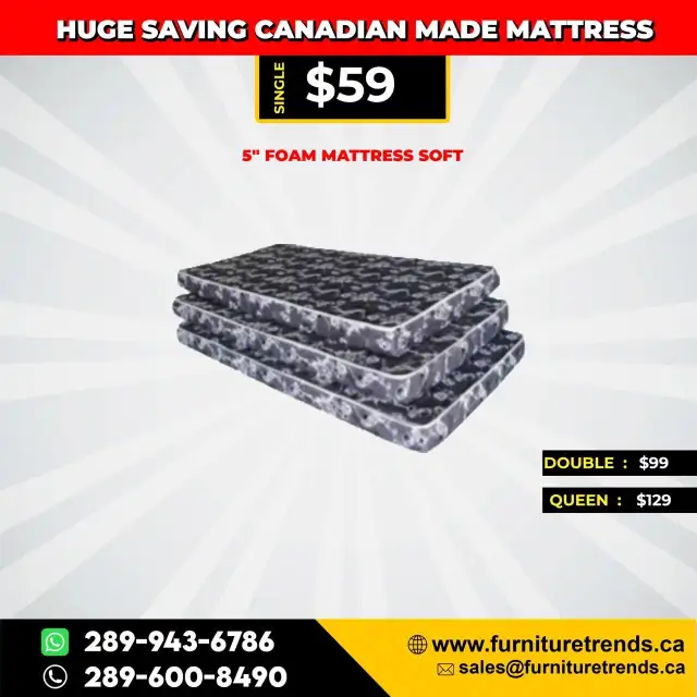 Canadian Made Foam Mattresses