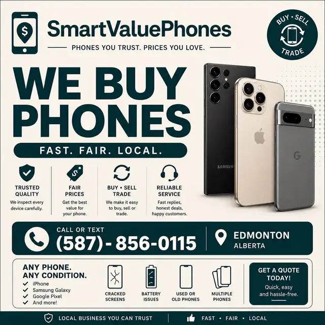 WE BUY PHONES!