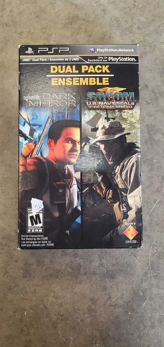 Sony PSP Dual Pack Syphon Filter Dark Mirror