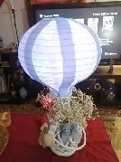 Hot air balloon decoration lights up six different ways
