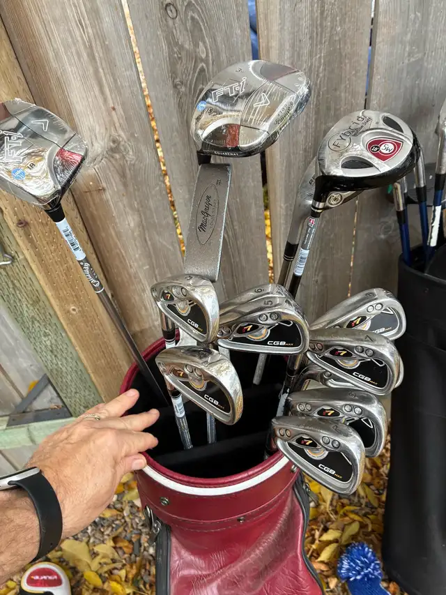 LH set of Taylor Made CGB Max irons (3-PW   SW)