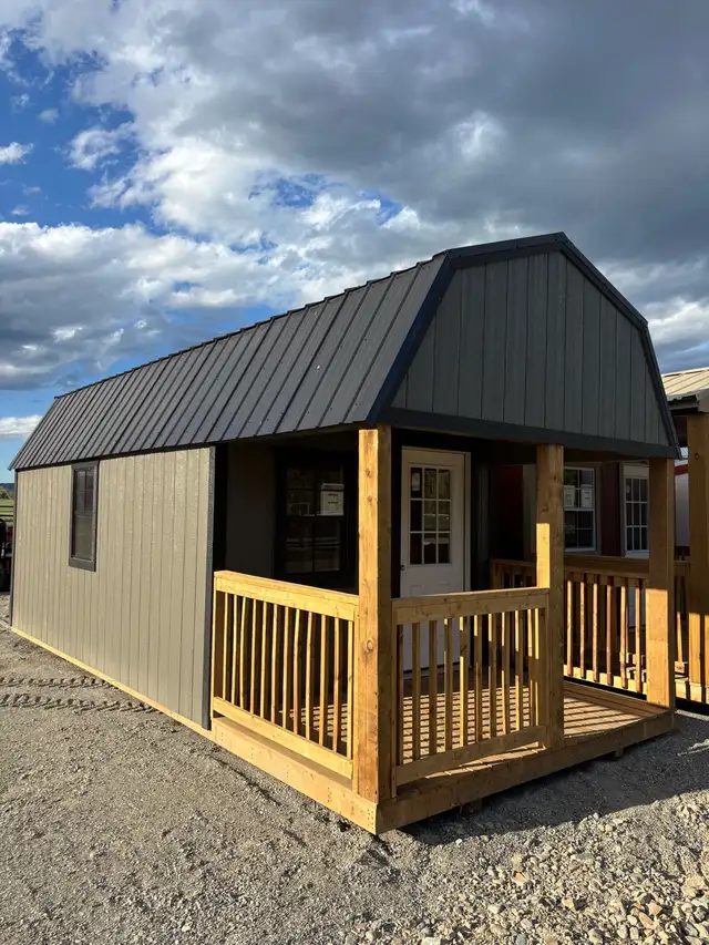 Prefab Lofted Cabin shed