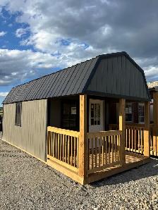 Prefab Lofted Cabin shed