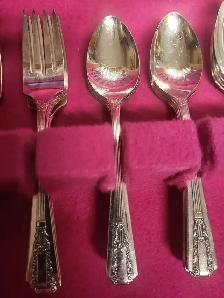 Silver plated service ware set - Photo 2
