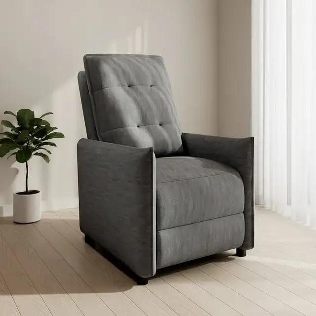 Brand New Tufted Fabric Manual Recliner Chair Special $279