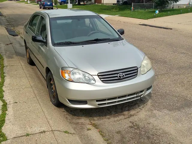 2003 Toyota Corolla 5 Speed Manual Transmission