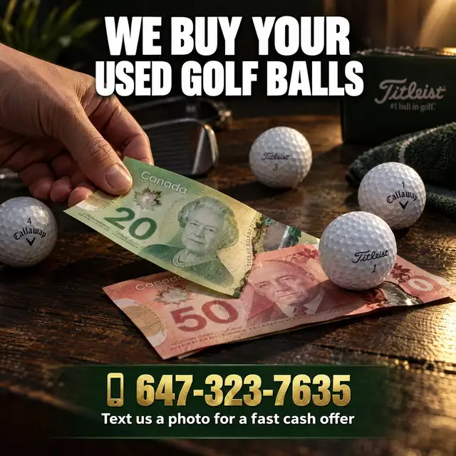 We Buy Used Golf Balls for Cash | Markham & York Region