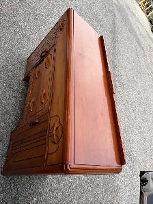 Free delivery used Vintage Art Deco Wooden Sideboard - Photo 6