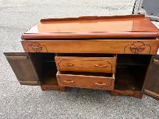 Free delivery used Vintage Art Deco Wooden Sideboard - Photo 9