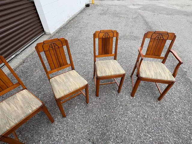 Free delivery set of 6 Art Deco Style Dining Chairs