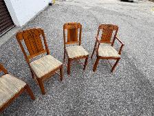 Free delivery set of 6 Art Deco Style Dining Chairs - Photo 6