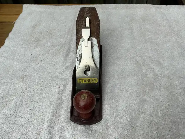 Vintage Stanley Bailey No 4 Hand Plane Smooth Bottom !