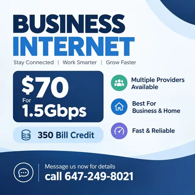Fast Internet for Work and Business
