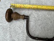 Antique 19th Century Hand Bit Brace Drill  ! - Photo 7