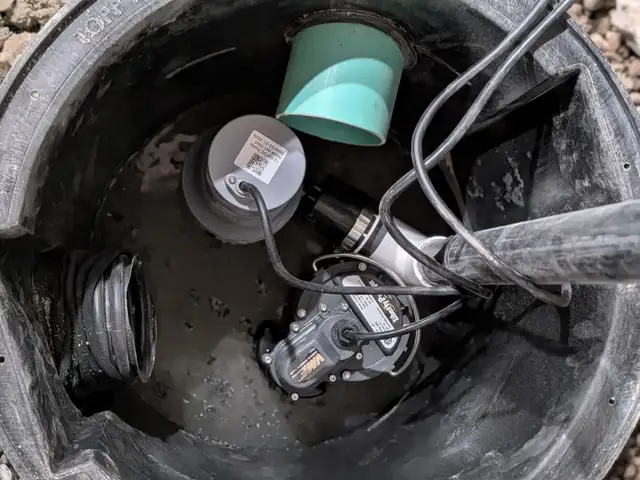 DRAIN SNAKE SUMP PUMP ISSUE WATERPROOFING ROUGH IN WASHROOM WET