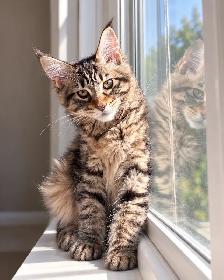 chaton Maine coon