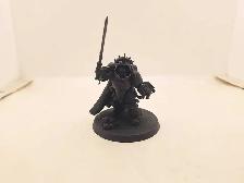 Warhammer 40k Primaris Space Marine Gravis Captain Primed Black