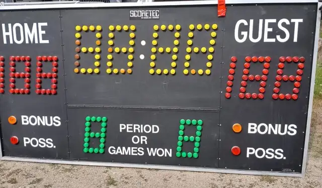 Two 4x8 ft scoreboard great for resto /led