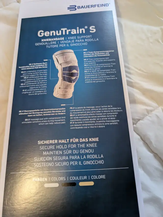 BAUERFEIND RIGHT KNEE BRACE
