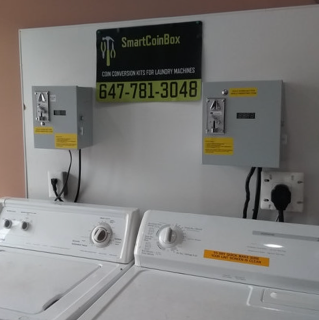 Coin Payment Laundry Conversion Kit for Regular Washer Dryer