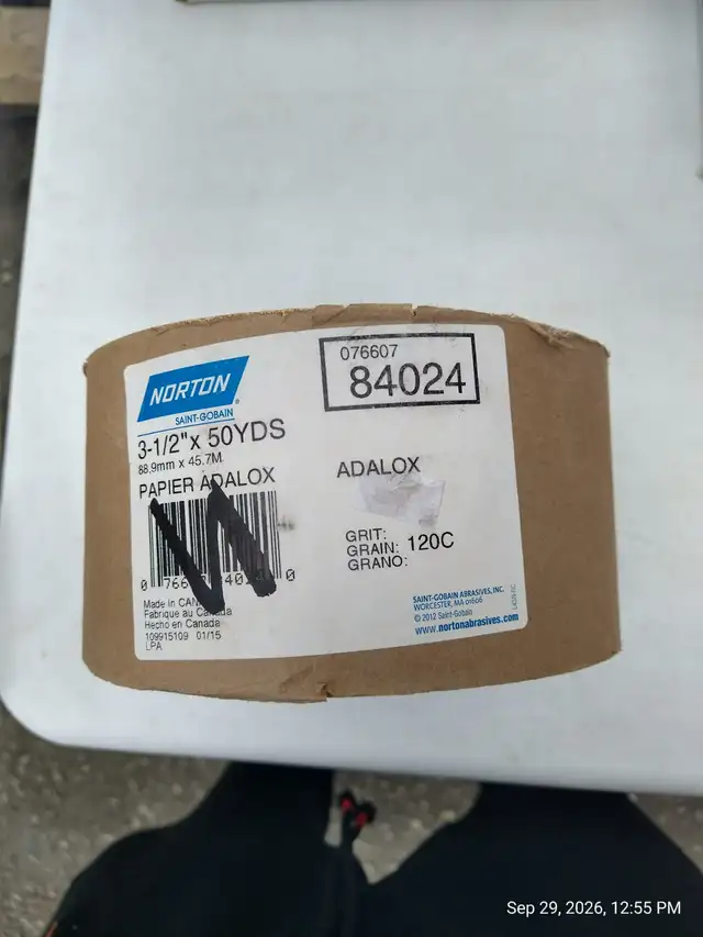 Norton 50 yard sand paper