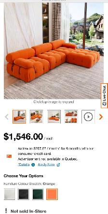 Brand New Modern Modular Cloud Sofa with Chaise Special $899 - Photo 3