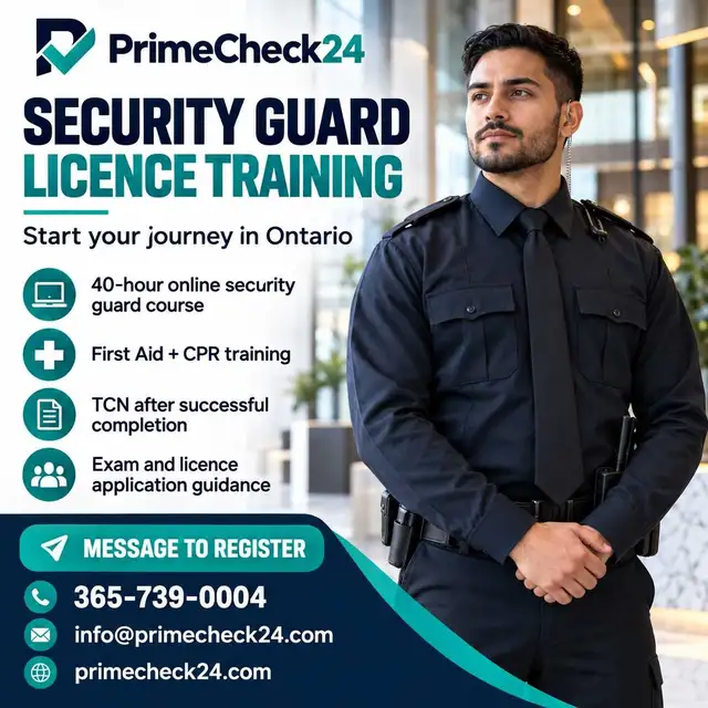 Ontario Security Guard Licence Training