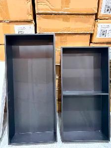 Black Stainless Steel Shower Niche – 304, Matte Black, 2 Sizes