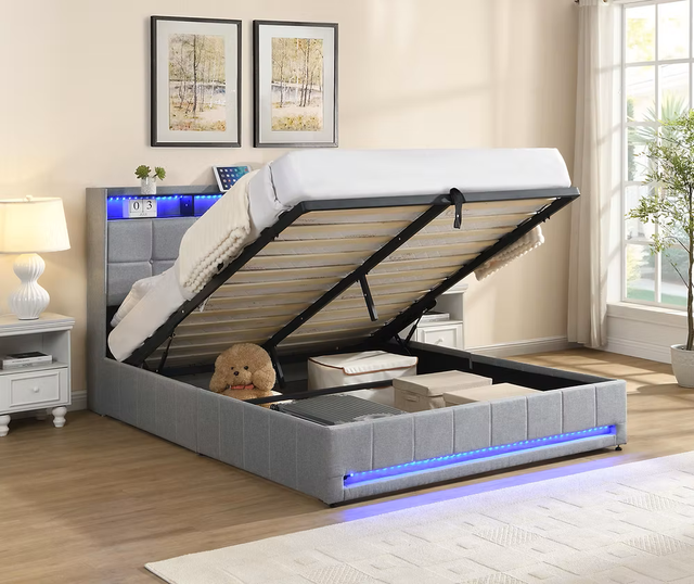 LED HYDRAULIC LIFT PLATFORM BED