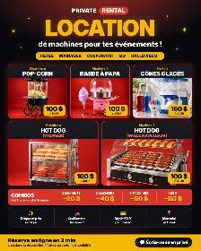 Location à Machine Montréal & Laval