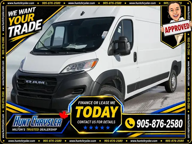 2027 RAM ProMaster Cargo Van 2500 HR 159 WB | 3PASS | PART | TEC