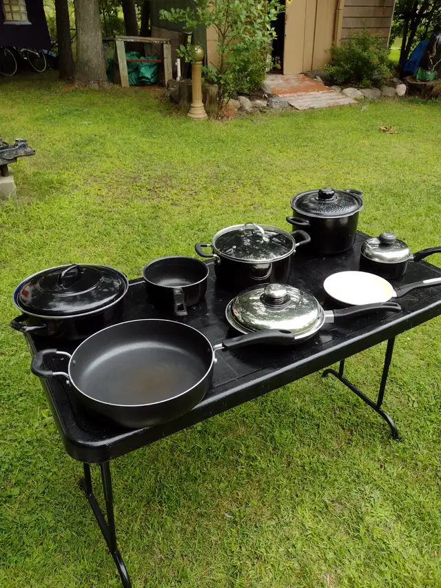 Your choice 3 lots of Kitchen pots pans 30.00 each lot