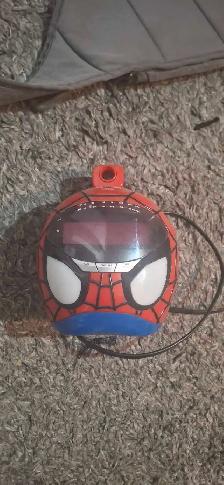 2006 Original Spiderman Alarm Radio Clock