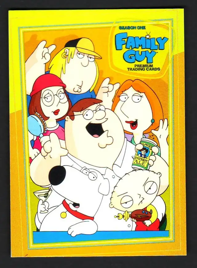 THE FAMILY GUY SEASON ONE 72 CARD SET 6 ROOKIE CARDS