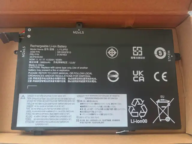 Lenovo  L480 L580 01AV463 L17L3P52 L17C3P52 L17M3P54 Battery