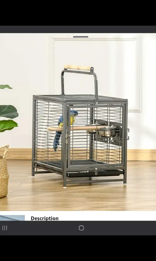 PawHut Bird Travel Cage