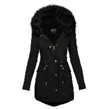 Aurelia Women Plush Hooded Parka