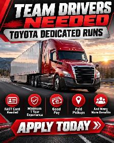Team needed for dedicated runs Autoparts