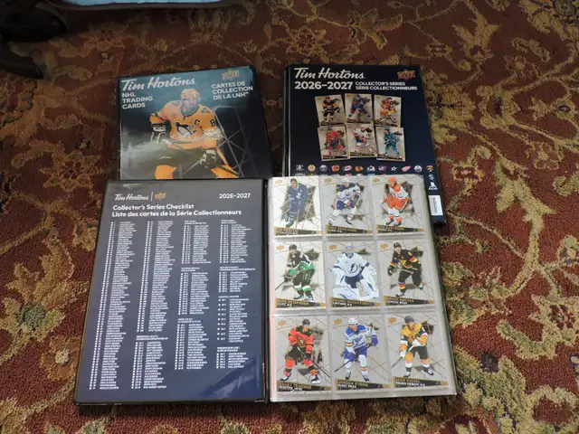 Cartes de hockey Tim Hortons 2026-27 Master Set 174 cards.