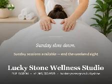 Sunday slow down.Recharge for the week ahead with a full-body