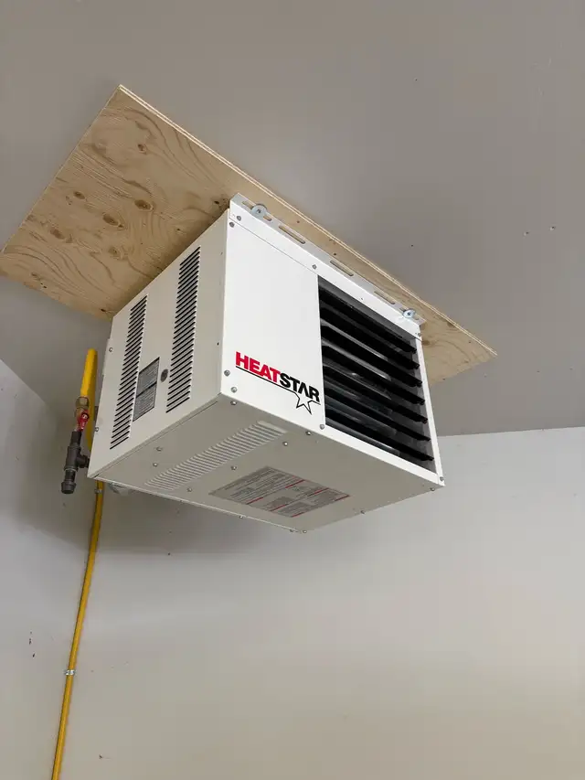 Garage Heater Installation