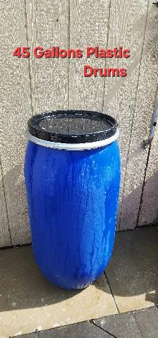 Clean Plastic barrels with Removable lids-Brampton